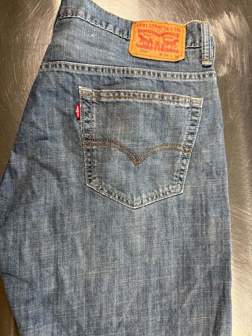 Levi's 569 Loose Straight Leg Jeans Men's 34x34